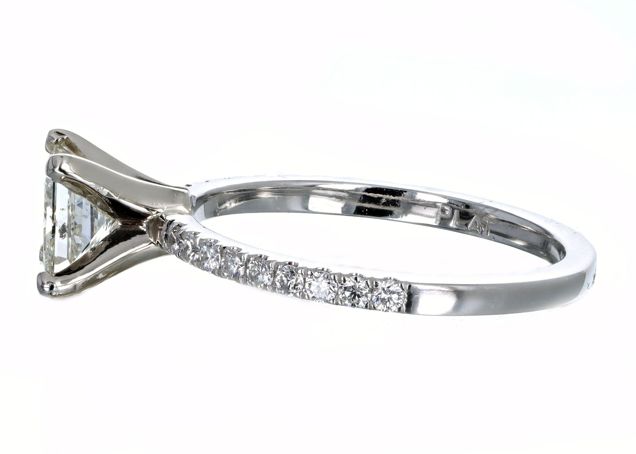 0.99 Carat Princess Cut Diamond Engagement Ring in Platinum GIA Certified -  Replica Handbags 