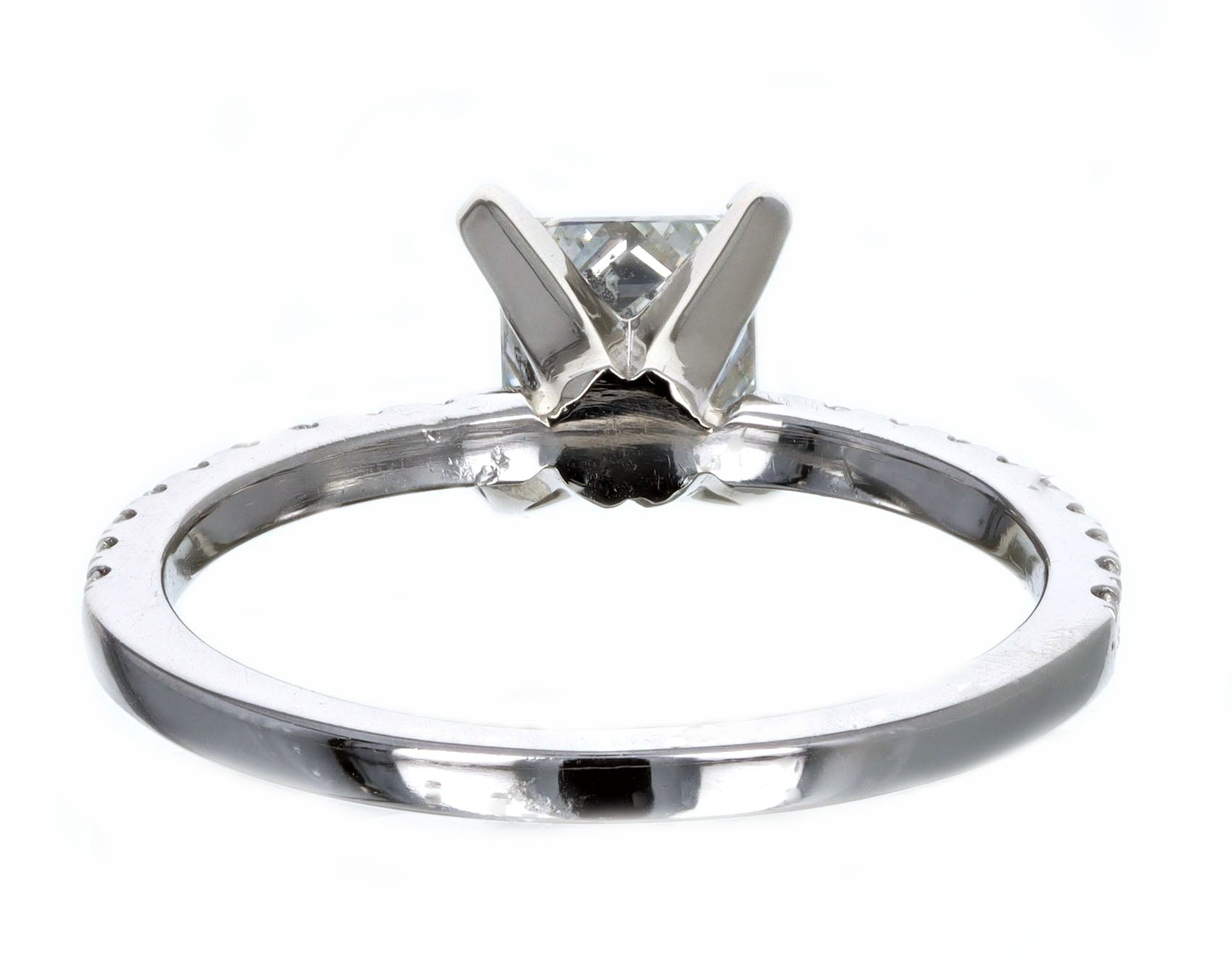 0.99 Carat Princess Cut Diamond Engagement Ring in Platinum GIA Certified -  Replica Handbags 