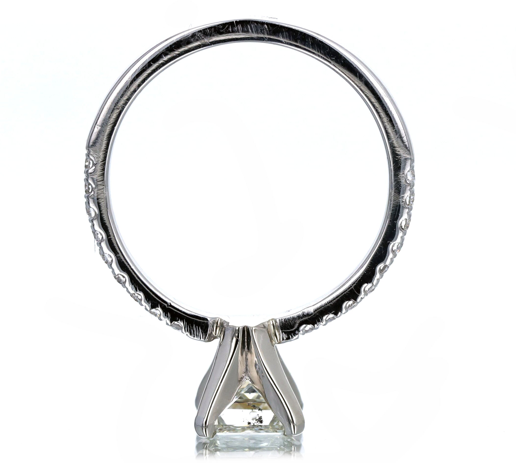 0.99 Carat Princess Cut Diamond Engagement Ring in Platinum GIA Certified -  Replica Handbags 