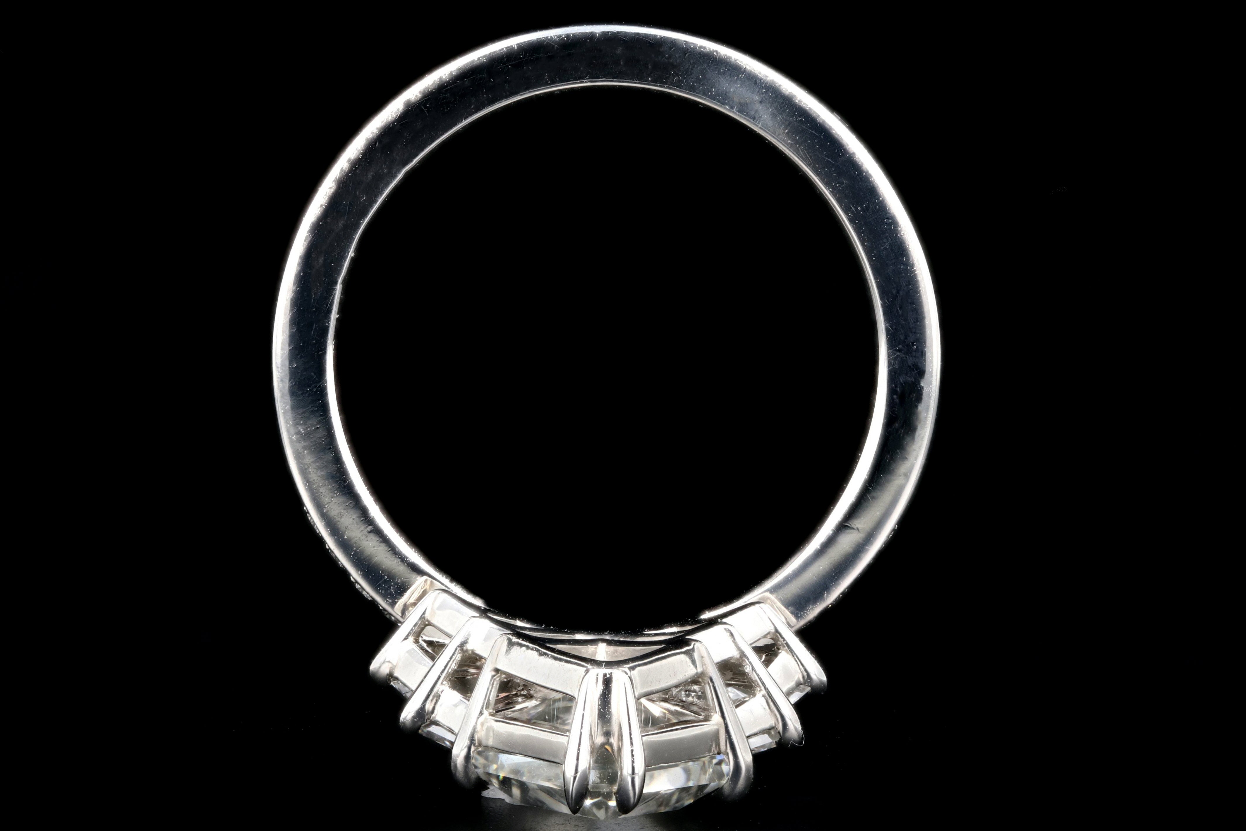 "The Gatsby" Platinum 2.49 Carat Kite/Lozenge Cut Diamond Engagement Ring - Replica Handbags