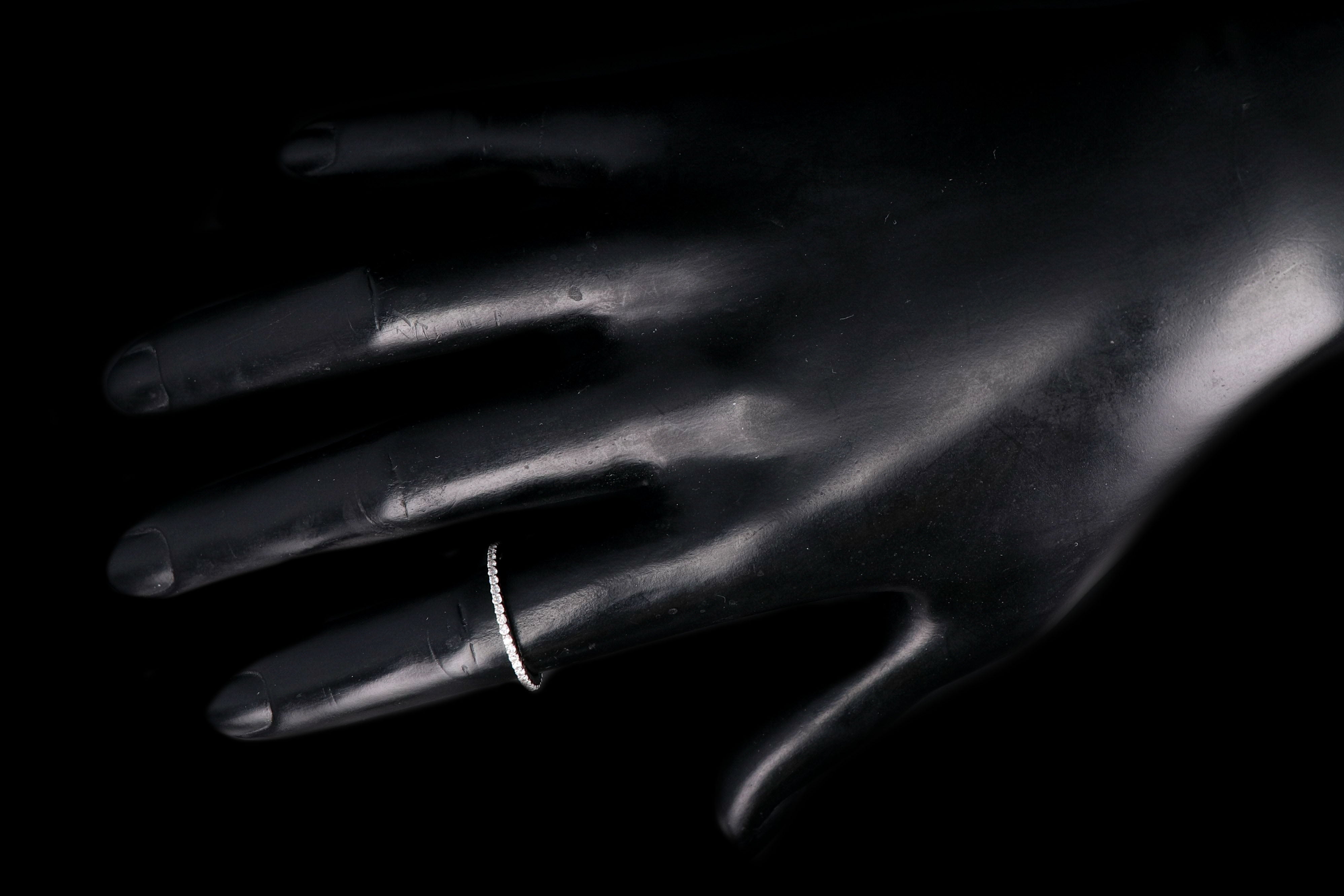 14K Gold 0.38 Carat Round Diamond Eternity Band -  Replica Handbags 