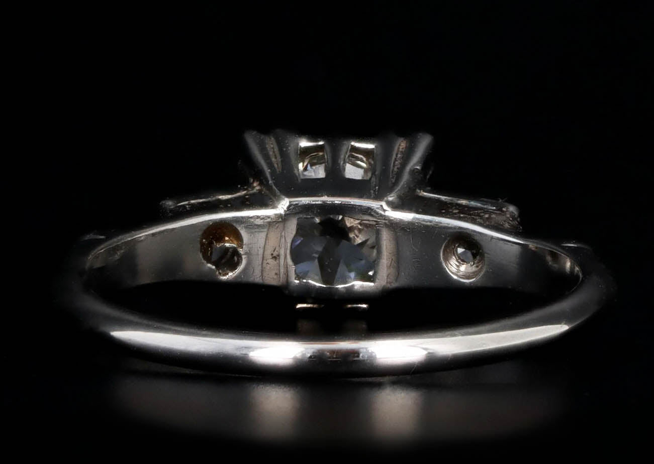 Art Deco 0.90 Carat Old European Diamond Engagement Ring -  Replica Handbags 