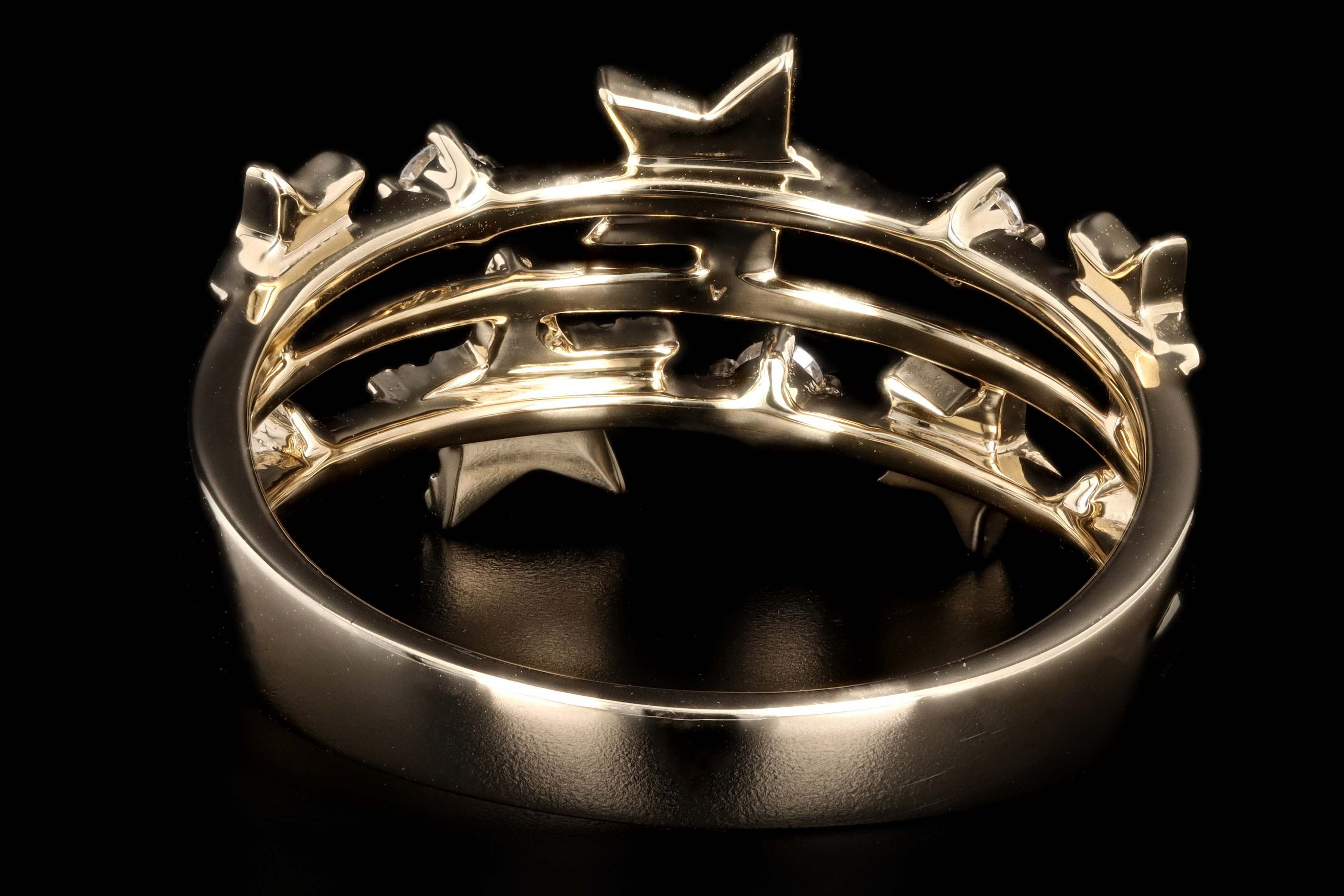 0.21CT Diamond Pave Star Ring - Replica Handbags